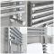 Milano Arno - Chrome Bar on Bar Heated Towel Rail - Choice of Size