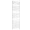 Milano x ECOSO Arno - Electric White Bar on Bar Heated Towel Rail - Choice of Size and Heating Element
