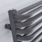Milano Bow - Anthracite D-Bar Central Connection Heated Towel Rail - 1533mm x 500mm