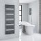 Milano Bow - Anthracite D-Bar Central Connection Heated Towel Rail - 1533mm x 500mm