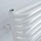 Milano Bow - White D-Bar Heated Towel Rail - 1800mm x 600mm