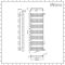 Milano Bow - White D-Bar Heated Towel Rail - 1800mm x 600mm