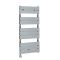 Milano x ECOSO Lustro Electric - Chrome Flat Panel Designer Heated Towel Rail - 1000mm x 450mm - with Thermostatic Wi-Fi Heating Element
