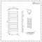 Milano Lustro - Chrome Flat Panel Designer Heated Towel Rail - 1000mm x 600mm