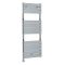 Milano x ECOSO Lustro Electric - Chrome Flat Panel Designer Heated Towel Rail - 1213mm x 450mm - with Thermostatic Wi-Fi Heating Element