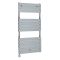 Milano x ECOSO Lustro Electric - Chrome Flat Panel Designer Heated Towel Rail - 1213mm x 600mm - with Thermostatic Wi-Fi Heating Element