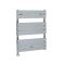 Milano x ECOSO Lustro Electric - Chrome Flat Panel Designer Heated Towel Rail - 840mm x 600mm - with Thermostatic Wi-Fi Heating Element