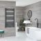 Milano x ECOSO Neva - Electric Anthracite Heated Towel Rail - Choice of Size and Heating Element