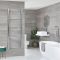 Milano x ECOSO Neva - Electric Chrome Heated Towel Rail - Choice of Size and Heating Element