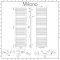 Milano Via - White Central Connection Bar on Bar Heated Towel Rail - 1823mm x 500mm