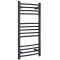 Milano Artle Electric - Anthracite Curved Heated Towel Rail - 1000mm x 500mm