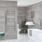 Milano Kent Electric - Chrome Curved Heated Towel Rail - 1200mm x 500mm