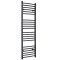 Milano Artle Electric - Anthracite Curved Heated Towel Rail - 1600mm x 500mm