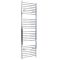 Milano Kent Electric - Chrome Curved Heated Towel Rail - 1800mm x 500mm