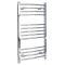 Milano Kent Electric - Chrome Curved Heated Towel Rail - 1000mm x 600mm