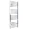 Milano Kent Electric - Chrome Curved Heated Towel Rail - 1600mm x 600mm