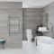 Milano Kent Electric - Chrome Straight Heated Towel Rail - 1000mm x 500mm