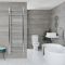 Milano Kent Electric - Chrome Straight Heated Towel Rail - 1800mm x 500mm