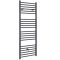Milano Artle Electric - Anthracite Straight Heated Towel Rail - 1600mm x 600mm