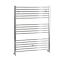 Milano Kent - Chrome Straight Heated Towel Rail - 1200mm x 1000mm
