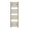 Milano Ive - Metallic Bronze Straight Heated Towel Rail - Choice of Size