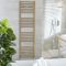 Milano Ive - Natural Brass Straight Heated Towel Rail - Choice of Size