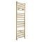 Milano Orelia - Brushed Brass Modern Heated Towel Rail - Choice of Size