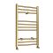 Milano Orelia - Brushed Brass Modern Heated Towel Rail - Choice of Size