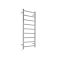 Milano Esk Electric - Chrome Stainless Steel Flat Heated Towel Rail - 1000mm x 500mm