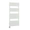 Milano x ECOSO Lustro Electric - White Flat Panel Designer Heated Towel Rail - 975mm x 450mm - with Thermostatic Wi-Fi Heating Element