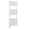Milano x ECOSO Lustro Electric - White Flat Panel Designer Heated Towel Rail - 1200mm x 450mm - with Thermostatic Wi-Fi Heating Element
