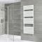 Milano x ECOSO Lustro - Electric White Flat Panel Designer Heated Towel Rail - 1500mm x 600mm