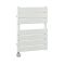 Milano x ECOSO Lustro Electric - White Flat Panel Designer Heated Towel Rail - 600mm x 400mm - with Thermostatic Wi-Fi Heating Element