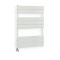 Milano x ECOSO Lustro Electric - White Flat Panel Designer Heated Towel Rail - 825mm x 600mm - with Thermostatic Wi-Fi Heating Element
