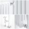 Milano Elizabeth - White Traditional Heated Towel Rail - Choice of Size