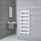 Milano Passo - Aluminium White Heated Towel Rail - Choice of Size