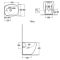 RAK Illusion - Gloss White Modern Back to Wall Bidet