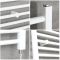 Milano x ECOSO Ive - Electric White Curved Heated Towel Rail - Choice of Size and Heating Element