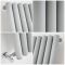 Milano Java - Silver Vertical Designer Radiator - 1780mm x 472mm (Single Panel)