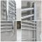 Milano Kent Electric - Chrome Curved Heated Towel Rail - 800mm x 600mm