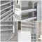 Milano Kent Electric - Chrome Straight Heated Towel Rail - 600mm x 400mm