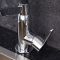Milano Select - Modern Monobloc Kitchen Mixer Tap - Black and Chrome