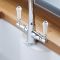 Milano Elizabeth - Traditional Lever Head Kitchen Mixer Tap - Chrome and White