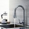 Milano Mirage - Modern Pull Out Spray Kitchen Mixer Tap - Chrome