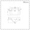 Milano Richmond - White Traditional Square Wall Hung Cloakroom Basin - 515mm x 300mm (2 Tap-Holes)