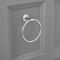 Milano Elizabeth - Traditional Towel Ring Holder - Chrome