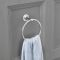 Milano Elizabeth - Traditional Towel Ring Holder - Chrome