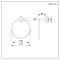 Milano Elizabeth - Traditional Towel Ring - Choice of Finish