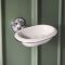 Milano Elizabeth - Traditional Ceramic Soap Dish - Chrome
