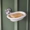 Milano Elizabeth - Traditional Ceramic Soap Dish - Chrome